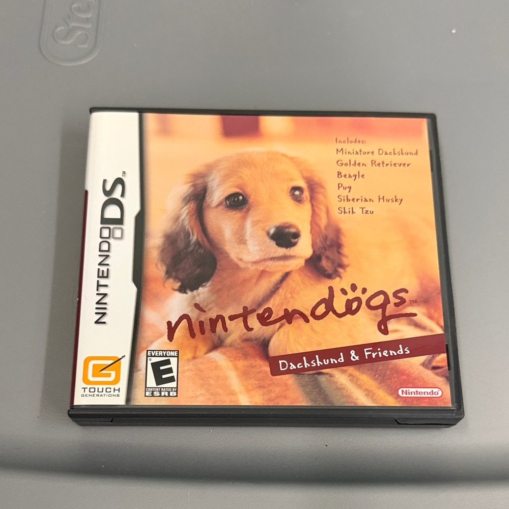 Nintendo DS Nintendogs Dachshund & Friends Game - Orange and Black